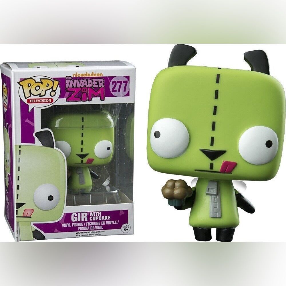 NWB Funko Pop Invader Zim Gir With Cupcake 277 Vinyl Expert